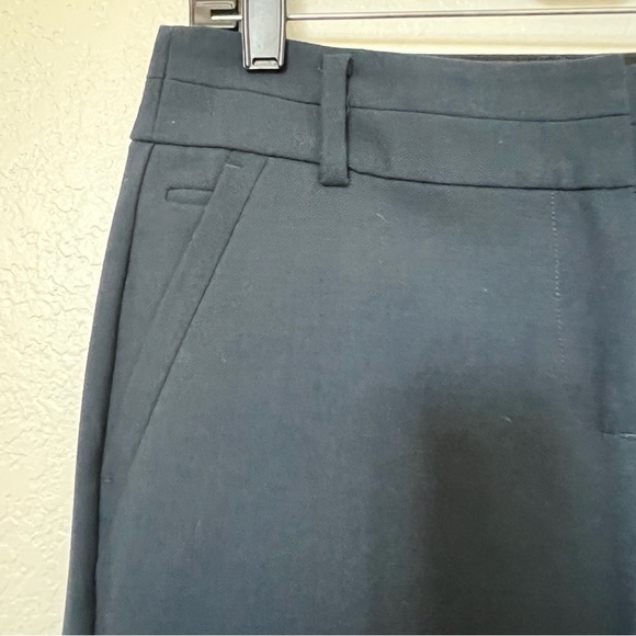 2/$30 Ann Taylor LOFT Navy Blue Julie Slacks Pants Wool Blend SZ 4 - Picture 5 of 16
